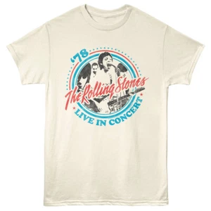 The Rolling Stones On Stage Live In Concert 1978 RWB Herren T-Shirt Band Merch - Bild 1 von 5