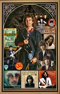 George Harrison Tribute poster - 11x17" - Vivid Colors! - Picture 1 of 4