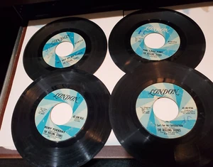 4 LONDON 45 Rolling Stones RUBY TUESDAY NO SATISFACTION GET OFF OF MY CLOUD + - Picture 1 of 1