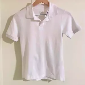 NWT THE CHILDREN'S PLACE BOYS WHITE POLO-100% Cotton-Medium 7-8 - Picture 1 of 3
