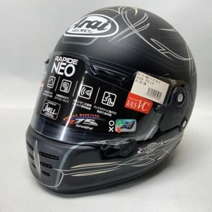 Arai Rapide NEO Designers Full Face Helmet XL:61-62cm Matte Black New From Japan - Picture 1 of 6