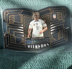 Sophia Smith 2022-23 Obsidian Soccer Vitreous Die Cut Orange /65 USWNT 🔥