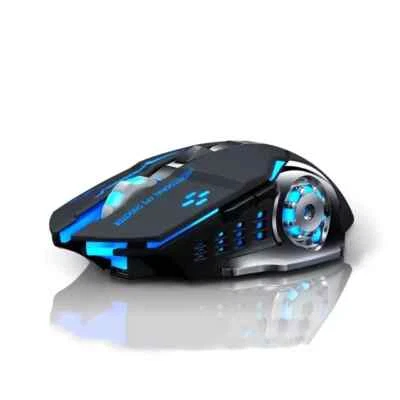 New Wireless Ergonomic Rechargeable Gaming Sports Mouse For PC Mac Tablets - Image 1 of 4