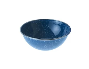 GSI Outdoors Pioneer Graniteware Stainless Steel Rim 6” Bowl. Set of 4 - Picture 1 of 1