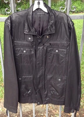 NWT $395 Theory Delancy Black Jacket Mens Sz XL Saks Fifth Ave Father's Day NEW - Image 1 of 4