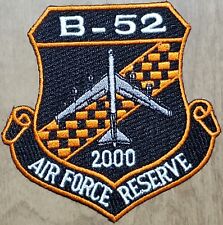 B-52 STRATOFORTRESS BOMBER AIR FORCE RESERVE 2000 HOURS USAF PATCH COLOR FLIGHT
