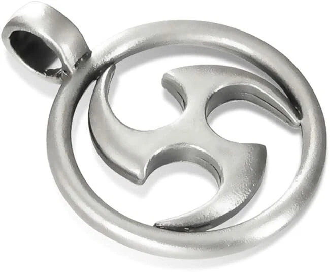 Colgante Pequeño Tríada Mundo Bico (E206) - Eternidad y Creatividad Cósmica - Satén S Foto 1 de 1