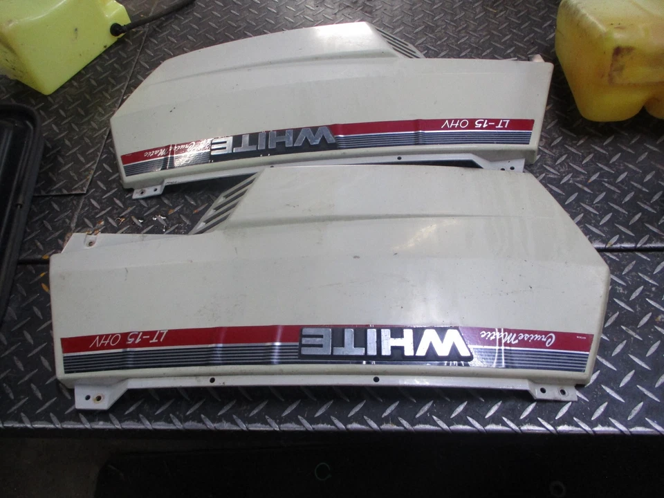 CAPAS LATERAIS DE CAPÔ BRANCO OUTDOOR LT-15 CRUISE MATIC 731-0943, 731-0938 - Imagem 1 de 4