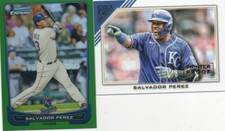 Salvador Perez- 2022 Topps Gallery (PRINTER PROOF), 2012 Bow. Chr. (GREEN REFR.)