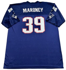 Laurence Maroney #39 New England Patriots Blue Reebok NFL Jersey Men's 2XL - Picture 1 of 10