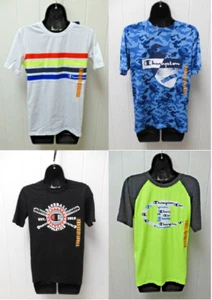 Champion Boys' T-Shirt Sizes 5/6 -18/20 Neon Football Baseball Camo - Picture 1 of 16