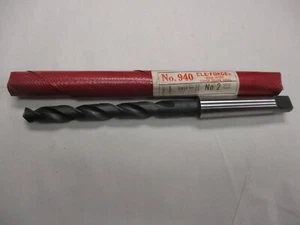 Cleveland Cle-Forge 33/64  #2 Morse Taper Shank Drill  4-1/2" cut depth  NEW! - Picture 1 of 2