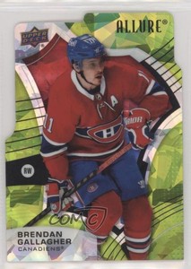 2021-22 Upper Deck Allure Green Rainbow Die-Cut /99 Brendan Gallagher #7