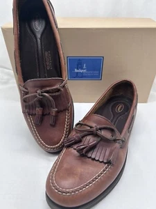 Rockport Comfort DMX #2592 Tassel Loafers BROWN PECAN LEATHER SLIP ON Shoes 13 N - Picture 1 of 13