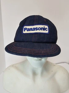 Vintage Panasonic SnapBack Blue Trucker Hat - Picture 1 of 7