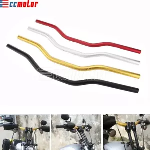 Manillar de 1" 25 mm barra de grasa para Harley Dyna Street Bob Softail Sportster XL - Imagen 1 de 32