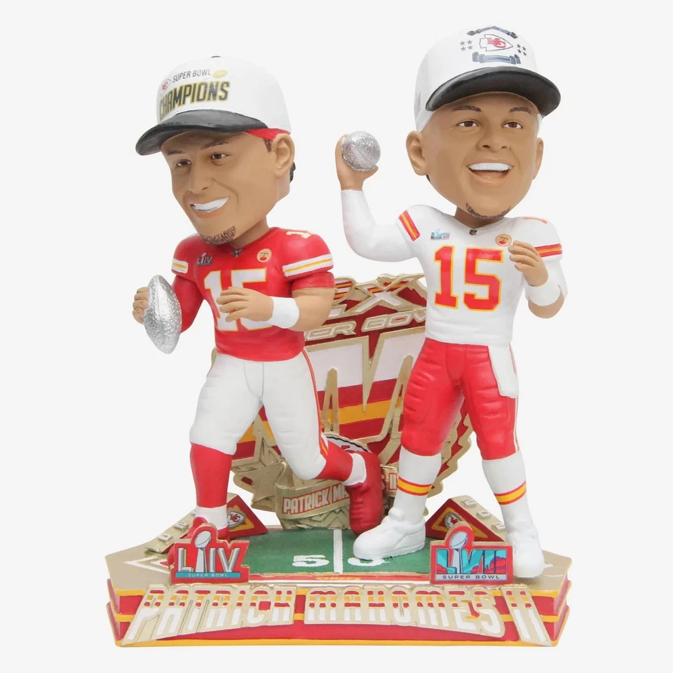 Patrick Mahomes Kansas City Chiefs Super Bowl LVII Champions 2x MVP качающаяся голова - Изображение 1 из 1