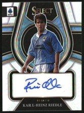 2022-23 Panini Select Serie A Select Signatures Karl-Heinz Riedle Autograph Auto