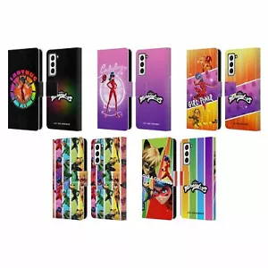 MIRACULOUS TALES OF LADYBUG & CAT NOIR GRAPHICS LEATHER BOOK CASE FOR SAMSUNG 4 - Picture 1 of 11