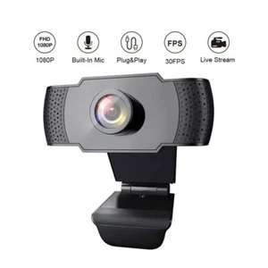 WEB Cam 1080p mit Mikrofon Mini kamera Streaming Video HD PC Laptop Zoom Live - Bild 1 von 6