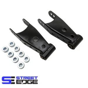 Street Edge 04-14 Ford F-150 Half Ton 3" Rear Lowering Drop Shackles Set - Picture 1 of 4