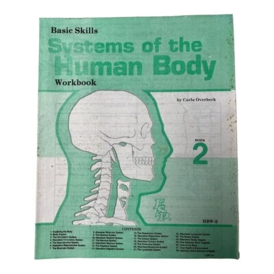 Basic Skills Systems of the Human Body Workbook Book 2 by Carla Overbeck 1992 - Image 1 of 4
