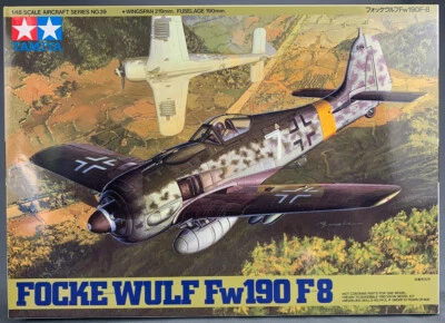 Kit modelo avión 1:48 Tamiya 61039 Focke Wulf Fw190 F8 PM0878 Foto 1 de 4