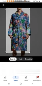 VERSACE Baroque Medusa head print multicolor Unisex Bathrobe W/ Sash New in Box - Picture 1 of 11