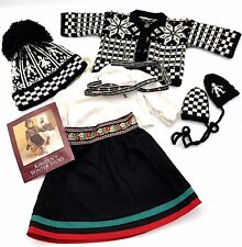 AMERICAN GIRL PC Kirsten’s Winter Skirt/Blouse/Ribbons/Knit Woolens-Retired