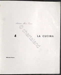Quaderni di Domus - N. 4 - Architetto Marco Zanuso - La Cucina - ed. 1945 - Picture 1 of 5