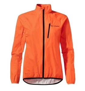 VAUDE Damen Jacke Outdoor Fahrradjacke Regenjacke Drop Jacket III orange Gr 36 - Picture 1 of 6