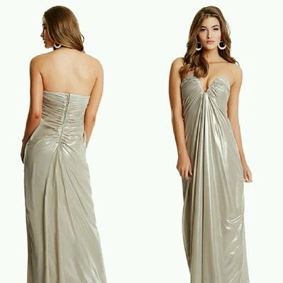 ❤ NWT GUESS BY MARCIANO Judy Iridescent Gown dress size 2 ❤ - Image 1 of 4