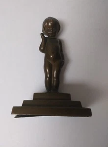 Adorable Art Deco Bronze Sculpture, Nude Child - Picture 1 of 8
