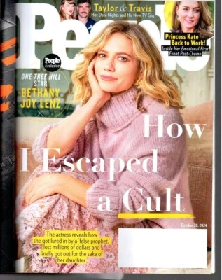 People Magazine October 28 2024 Bethany Joy Lenz and The Replacer - Image 1 of 2