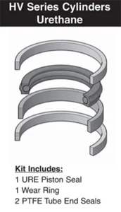 Miller Cylinder 6" 181-KB001-600 HV Series Piston Seal Kit (Urethane) - Picture 1 of 1