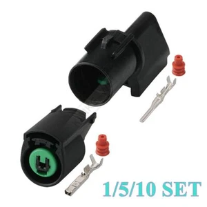 1 Polig KUM Auto A/C Kompressor Steckverbinder Stecker Buchse Reparatursatz Neu - Picture 1 of 3