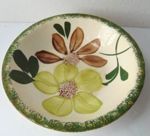 Vintage Blue Ridge Southern Pottery Green Briar Dessert Bowl 5 3/8" Nice - Picture 1 of 3