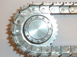 Eslabón de cadena para excavadora modelo o tanque de aluminio (0101) - Imagen 1 de 4