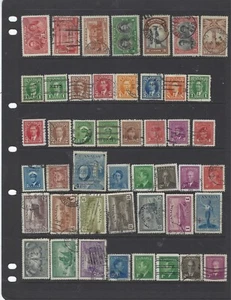 Canada 1937-1954 Used Collection 92 Stamps, #231/341, CV $61 - Picture 1 of 2