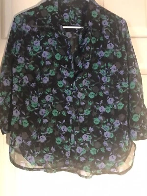 Blusa Atención Talla Pequeña, Multicolor, Manga 3/4 Nueva Con Etiquetas Foto 1 de 4