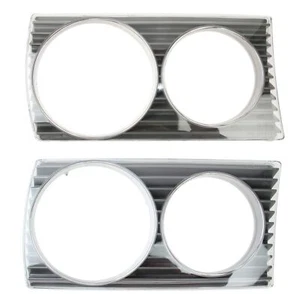URO Pair Set Left and Right Headlight Cover Doors For Mercedes W123 230 240D - Picture 1 of 1
