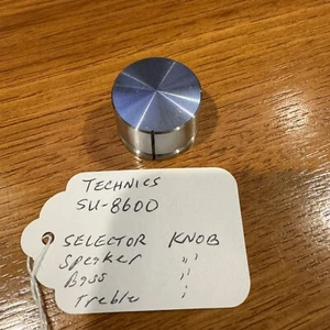 TECHNICS SU-8600 SPEAKER / SELECTOR / BASS / TREBLE KNOB - EXCELLENT CONDITION - Picture 1 of 2