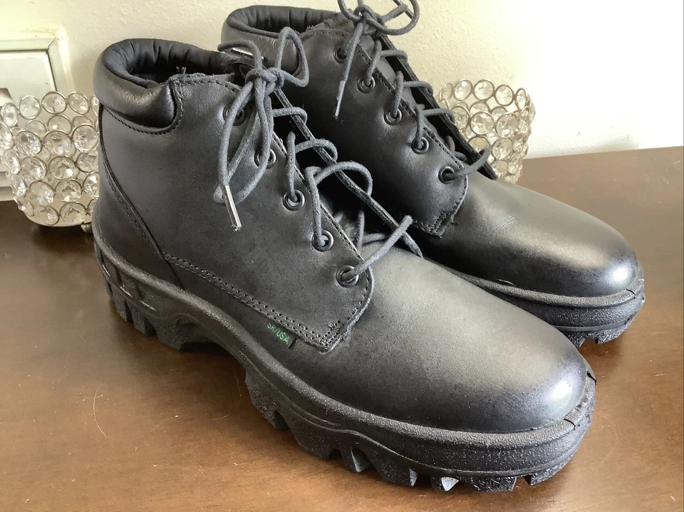 Bota Chukka Rocky Outdoors 5105 USPS Feminina Duty TMC Biqueira Simples Tamanho 9W Preta - Imagem 1 de 4