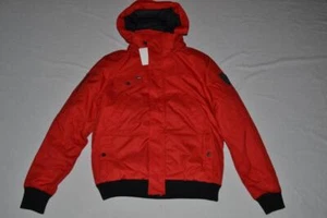 AUTHENTIC NOBIS Stanford Men's Bomber Jacket RED SELL OUT BRAND NEW - Picture 1 of 6