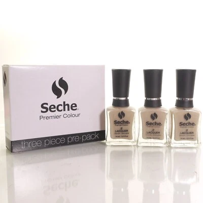 (Paquete de 3) Esmalte de uñas Seche Premier Color Laca Arte en uñas 65440 EXPUESTO 0,5 oz Foto 1 de 3