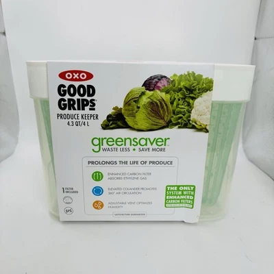 OXO Good Grips GreenSaver Produce Keeper - 4.3 Qt. New. Sealed. Cool Item! - Image 1 of 4