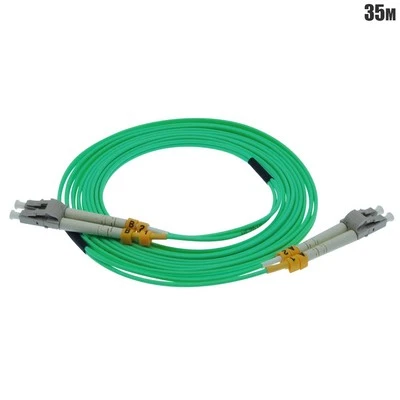 35m 115FT LC to LC OM3 10Gb Duplex 50/125 Multi Mode Optic Fiber Patch Cable - Image 1 of 3