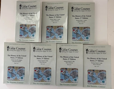 Teaching Co Great Courses 7 TRANSCRIPTS THE HISTORY of the UNITED STATES 2nd Ed - Image 1 of 4
