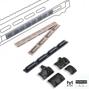 Tactical M-LOK Picatinny Rail Mount Cover Plastic Anti Slip Strip Accessories - Picture 1 of 17