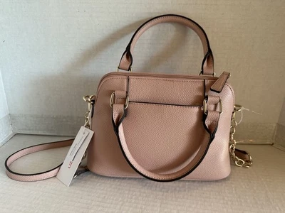 Bolso Bandolera Cartera LIZ CLAIBORNE Rosa Imitación Cuero - Nuevo con Etiquetas Foto 1 de 4